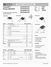 DataSheet IXTH44P15T pdf